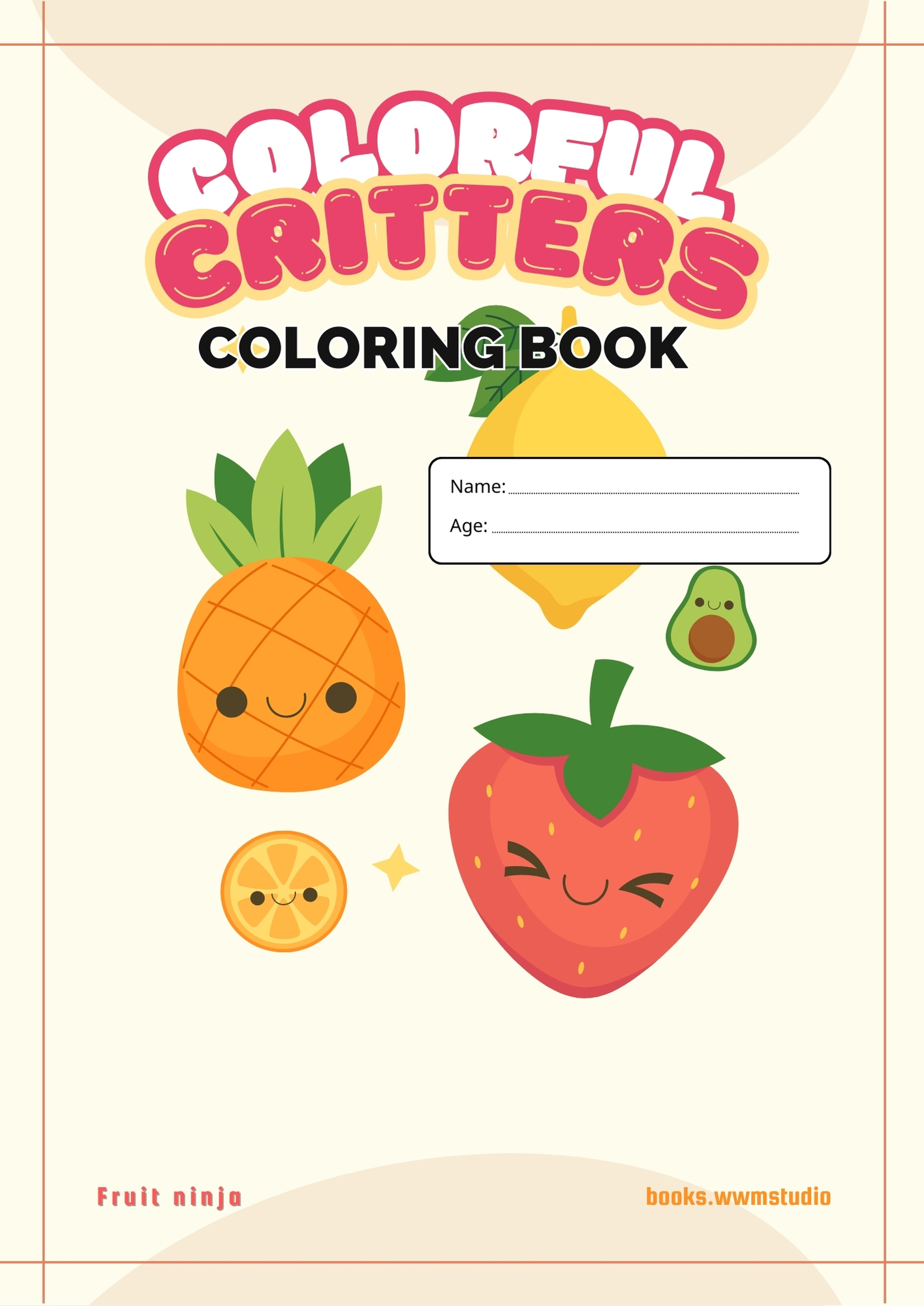 Forest Friends Coloring Book