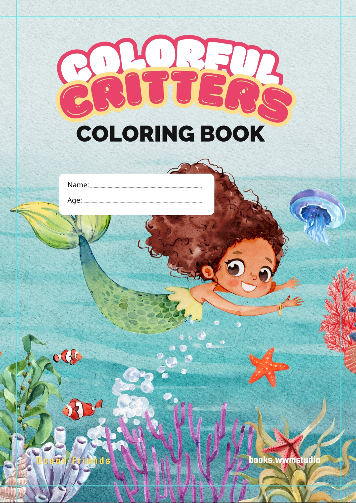 Forest Friends Coloring Book